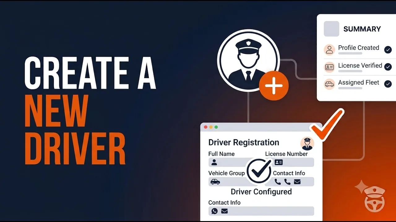 Video tutorial: how to create a new driver in Pickup Dispatch