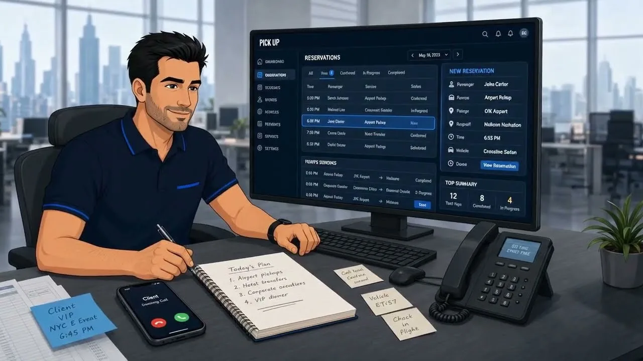 Pickup Dispatch demo video