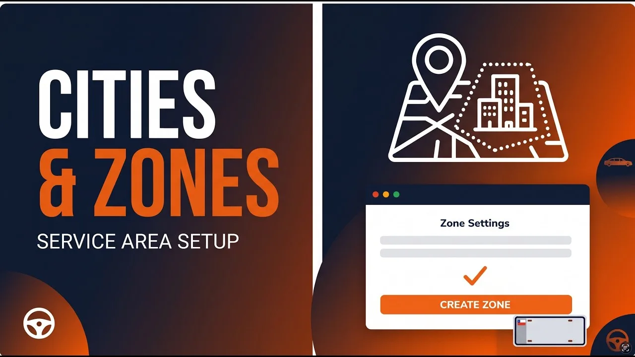 Video tutorial: how to set up cities and zones in Pickup Dispatch
